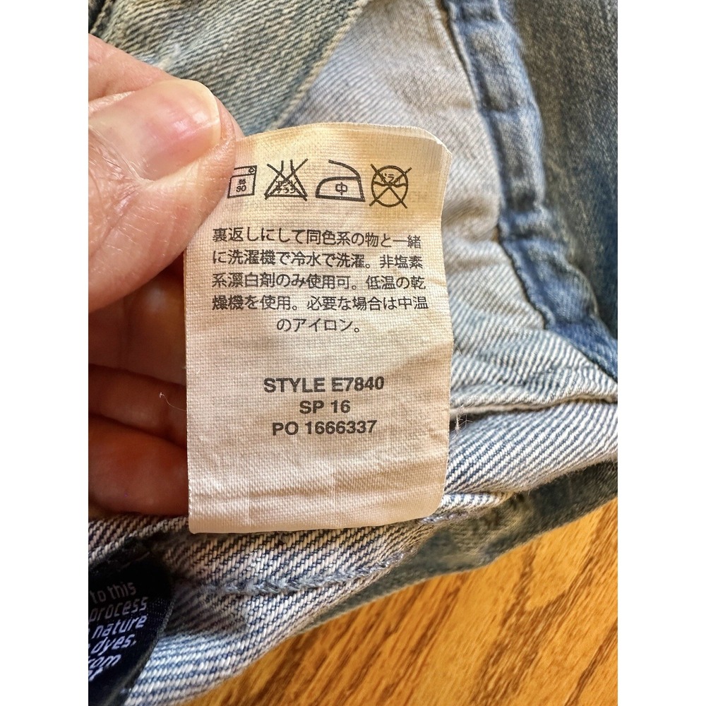 J. Crew Denim Vest XS 90s Y2K Grunge Summer Festival - Picture 12 of 13